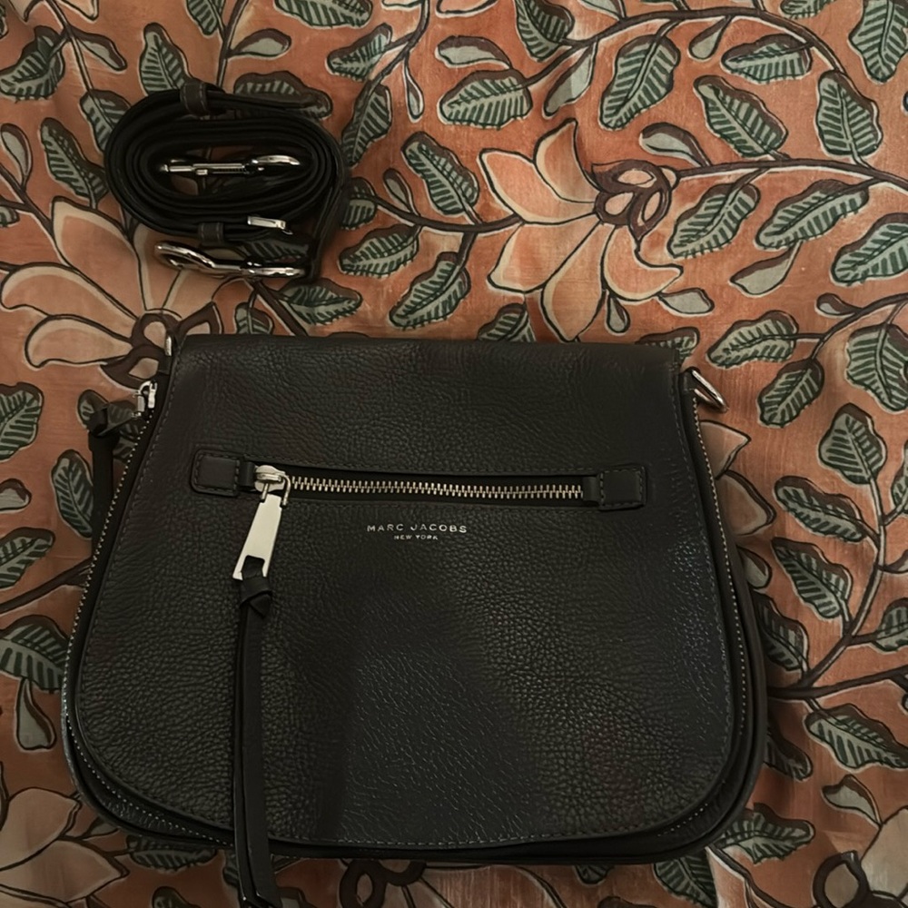 Marc Jacobs Large Grey Saddle Bag